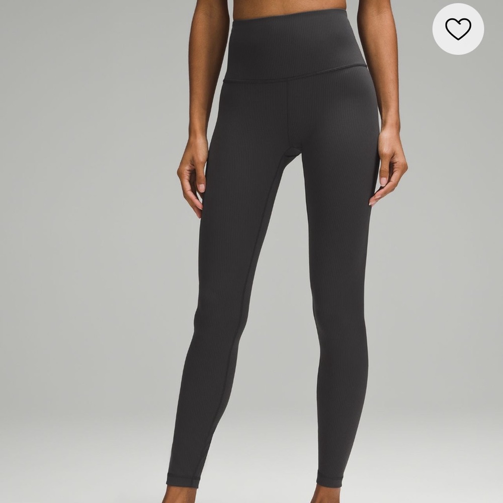 Lululemon Wunder Train High Rise 28” ribbed legging